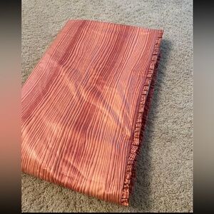 Custom Made Orange Lined Curtain Panel 100x71